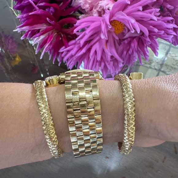 $3500 Michele Sport Sail Chronograph Diamond Watch – 38MM, Gold Plated! - Picture 7 of 16